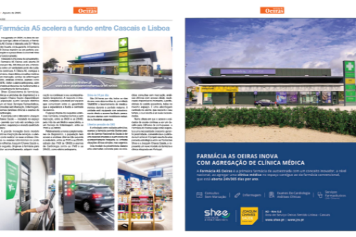 Farmácia A5 acelera a fundo entre Cascais e Lisboa